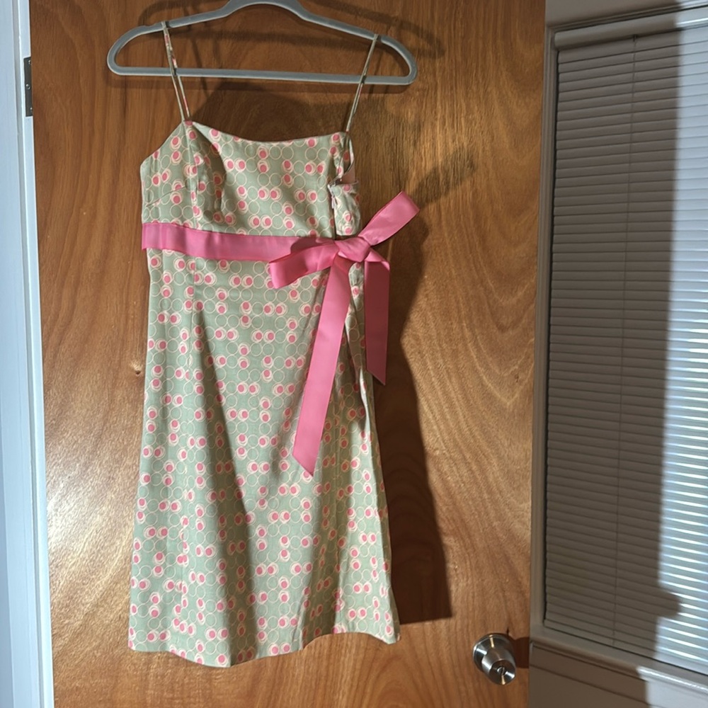 Designer Spring/summer empire waist dress